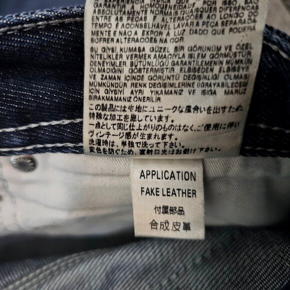 Men's Diesel Krooley W28 L30 Tapered Fit Slim Jeans Denim Division Dark Wash - Picture 9 of 14